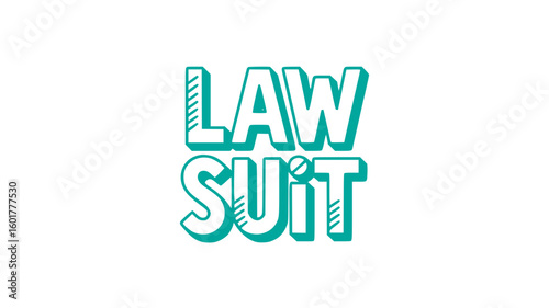 Lawsuit Text Graphic.