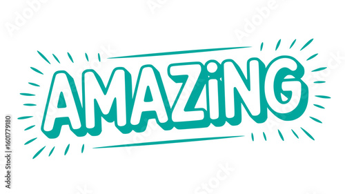 Amazing Hand-lettered Text.