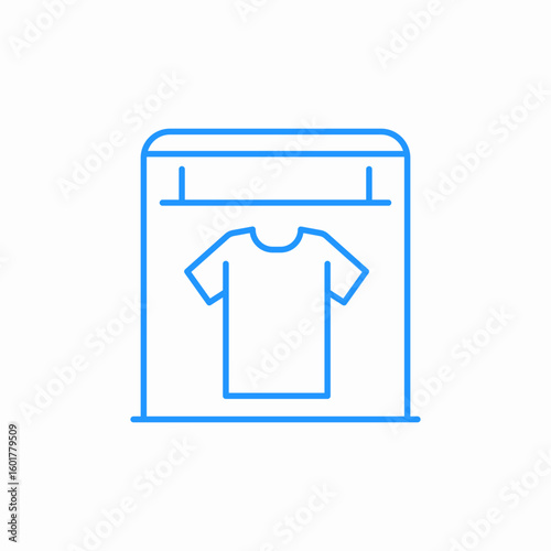 folded shirt icon sign vector