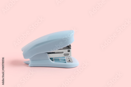 Light blue stapler office s...