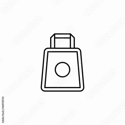 shopping bag icon sign vector