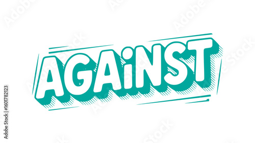 Against.