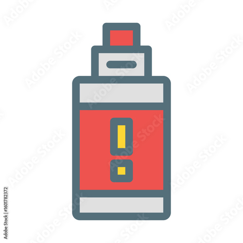 poison. This is a vector single icon with a filled outline style. Suitable for any purpose, such as website design, mobile app design, logo design, pattern design, etc