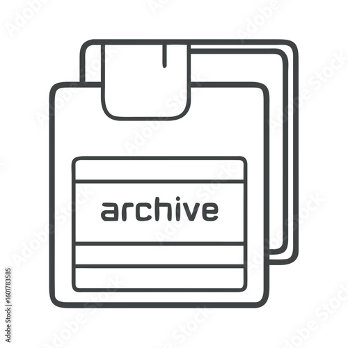 Stacked Floppy Disks Tied With Classic String for Archival Purposes