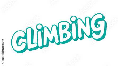 Climbing.