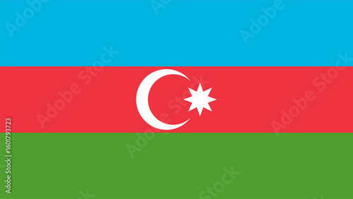 Azerbaijan flag symbolizing national pride and patriotism