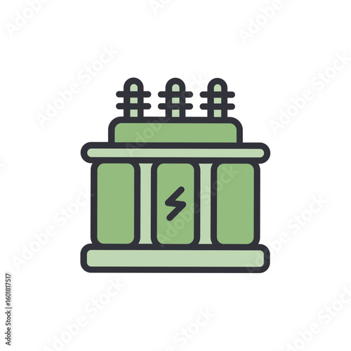 Stylized Energy Transformer Representing Power Distribution Technology