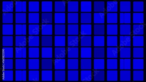 4K Seamless Colorful Square Pattern Animation - Abstract Motion Background.