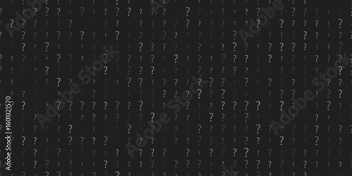 Dark Question Mark Seamless Pattern Vector – Abstract Repeating Background for Tech, Mystery, and Creative Design Concepts