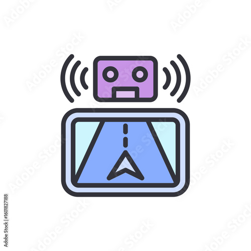 Autonomous Vehicle Navigation System With Route Guidance Technology