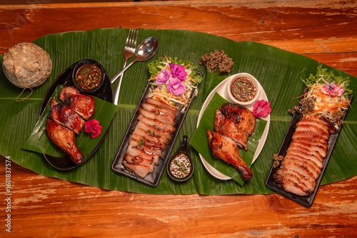 Delicious Thai food that is deliciously Thai.