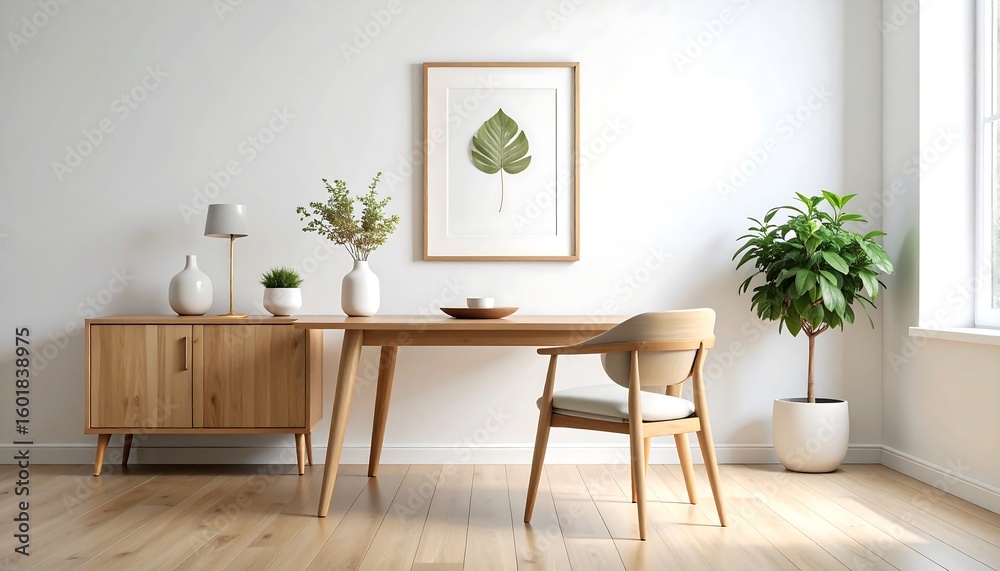 Fototapeta premium Modern dining room scene