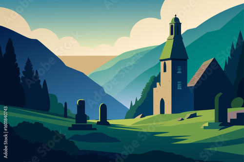 church in the mountains