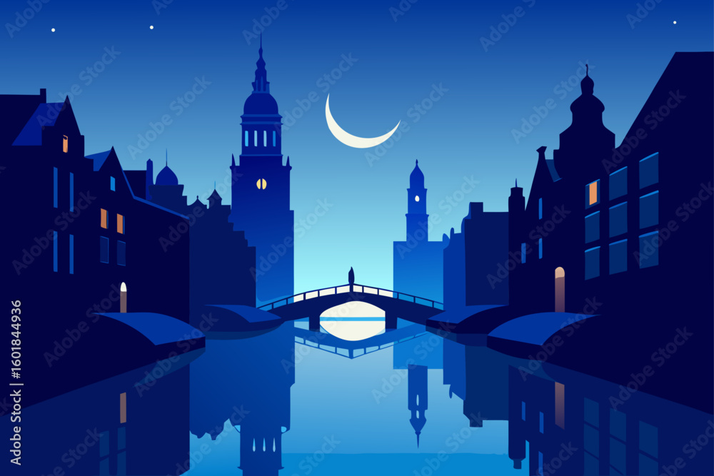 Fototapeta premium london skyline at night