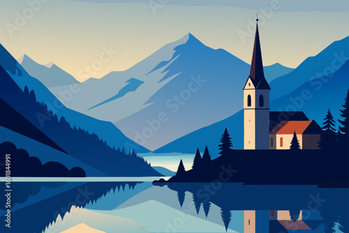 church on the mountain