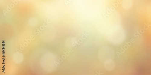 Vector autumn background, blur and bokeh effect