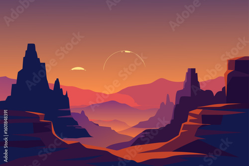 grand canyon at sunset