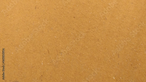 Background of brown kraft paper or cardboard texture. old paper sheet, parchment or papyrus surface, vector realistic illustration.
