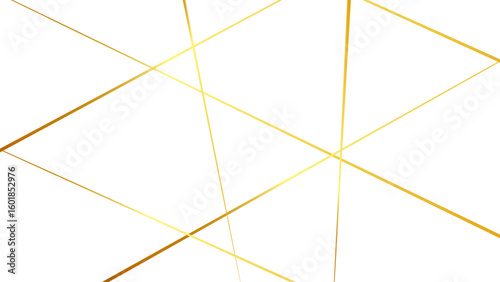 Abstract white background with random golden lines, Metal grid isolated on the white background. nervures de Feuillet mores, 