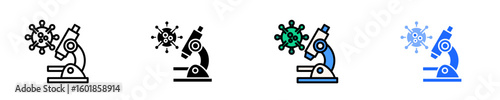 Virus Research  Icon Set Multiple Stlye Collection