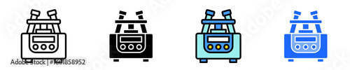 Centrifuge Machine  Icon Set Multiple Stlye Collection