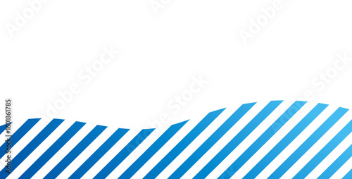 ストライプのグラデーション波型背景素材