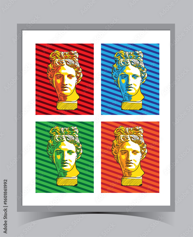 Fototapeta premium Modern wall art concept Design Vector