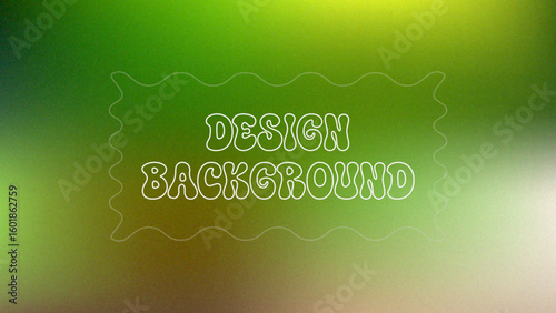 Trendy Green Creamy Gradient. Organic Editable Vector Background.