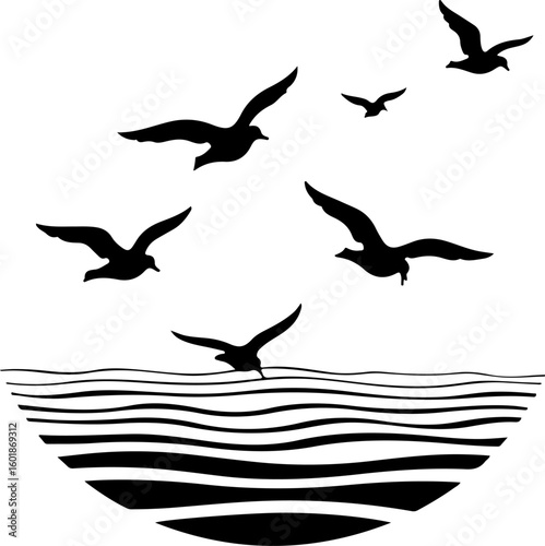 silhouettes of birds, bird, silhouette, vector, animal, flying, illustration, nature, birds, black, fly, wing, sea, icon, wings, fish, dove, wild, wildlife, pigeon, drawing, seagull, sky, animals, fre