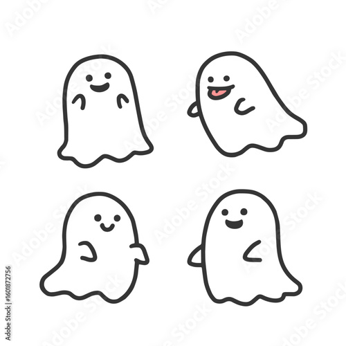 かわいいお化けたちのセット