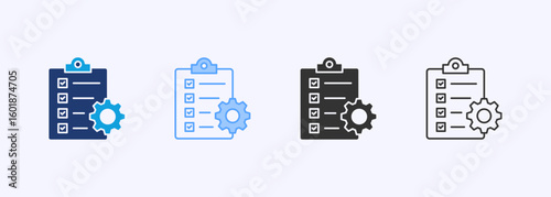 Consistency Icon Set Multiple Style Collection