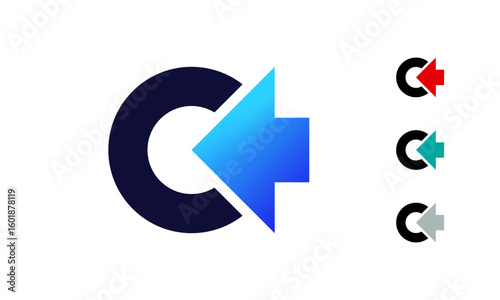 Free Download C Initial Cargo Delivery logo designs concept vector, Logistics logo symbol icon - GFXLoad