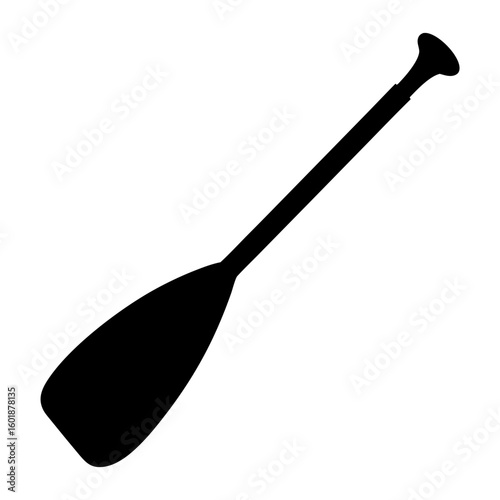 A graphic representation of a paddle, commonly used for paddle boarding