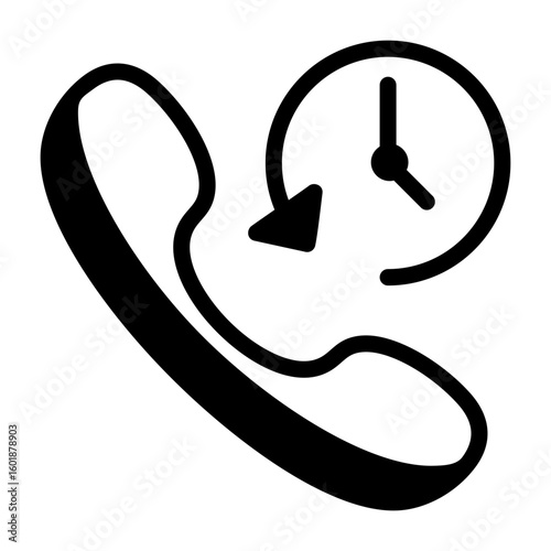 Call History Semi Solid Icon Style