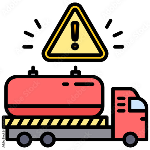Hazardous Material Transport Icon