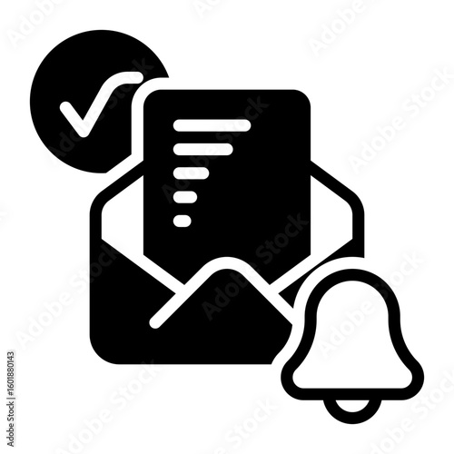 Email icon, glyph icon style
