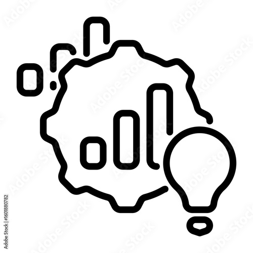 development icon, line icon style