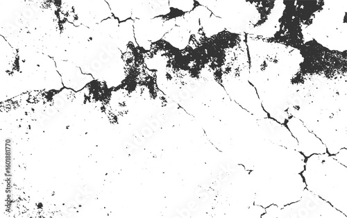Cracked surface texture with dark distressed patches and fine speckles abstract background