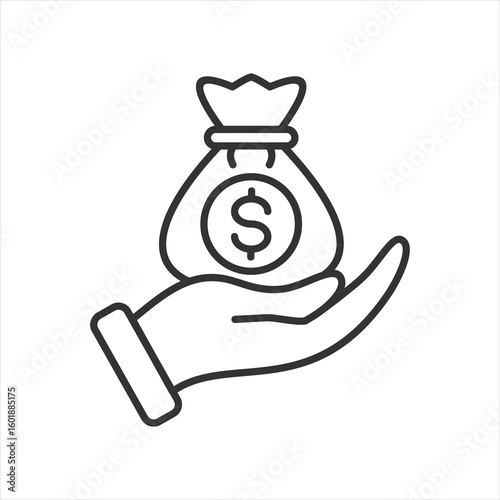 Investment Outline Icon