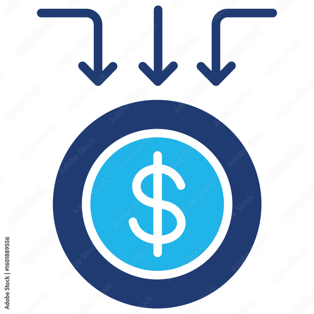 Obraz premium Cash Flow Icon
