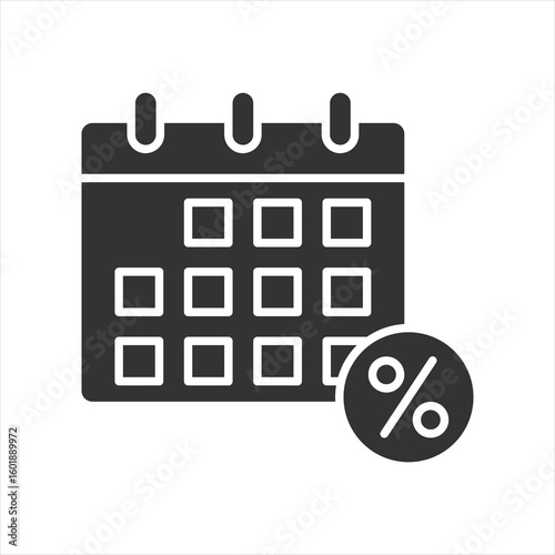 Calendar Glyph Icon