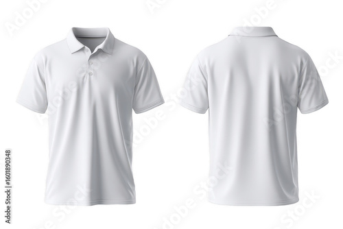 Wallpaper Mural White polo shirt, front and back views (25) Torontodigital.ca