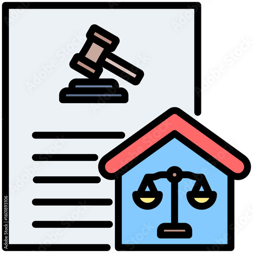 Real Estate Law Icon
