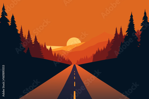 road to the mountains