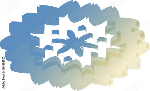 vector illustration of a flower