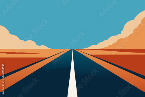road in the desert