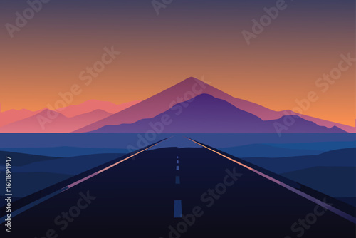 mount fuji in the morning