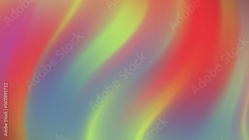 Abstract Gradient Background with Vibrant Multicolored Waves and Smooth Transitions