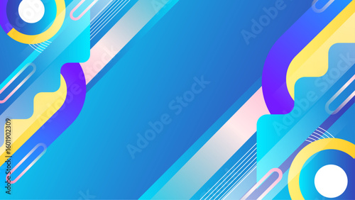 Vibrant abstract blue background suitable for web design, social media graphics, presentations, and advertising projects. Engaging and colorful backdrop.