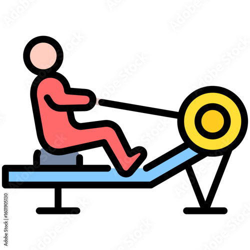 Rowing Machine Icon